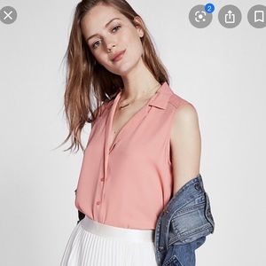 NWOT Sleeveless Express Portofino Shirt